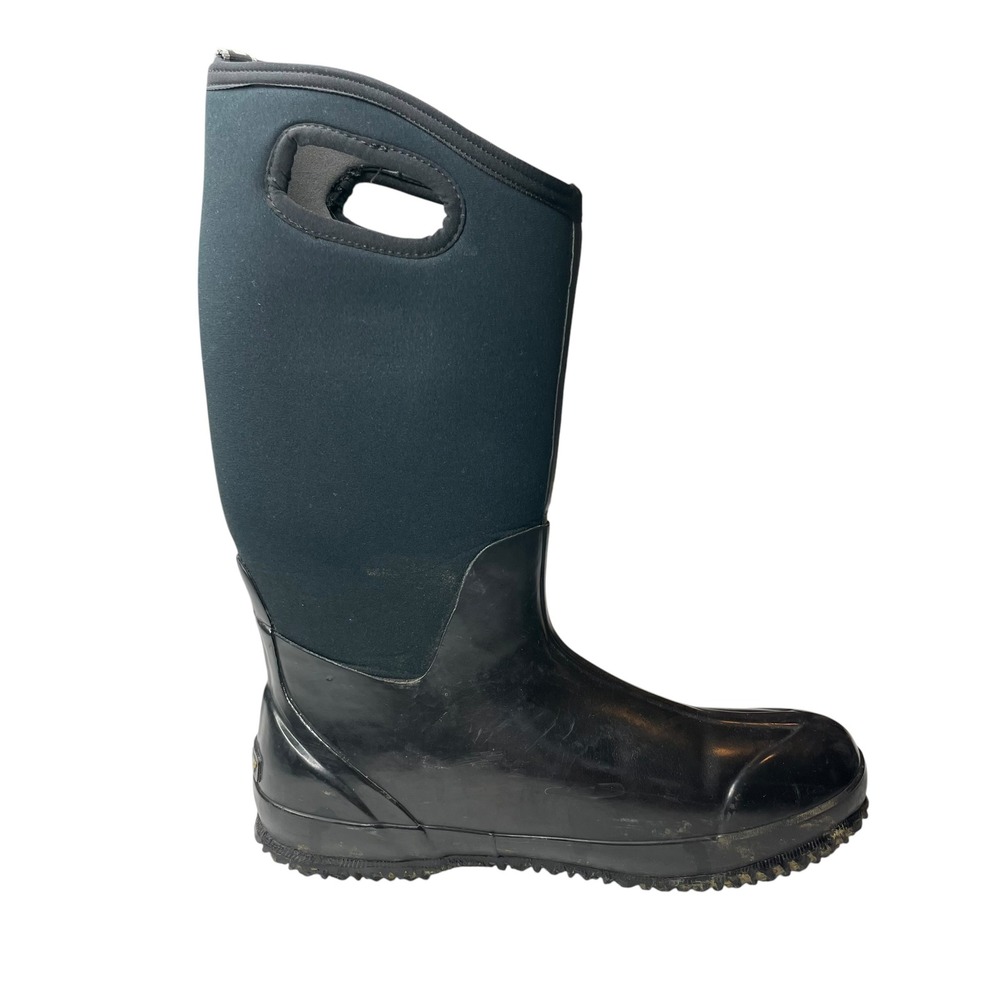Bogs Classic High HA Black Waterproof Insulated Winter Rain Boots Womens 10